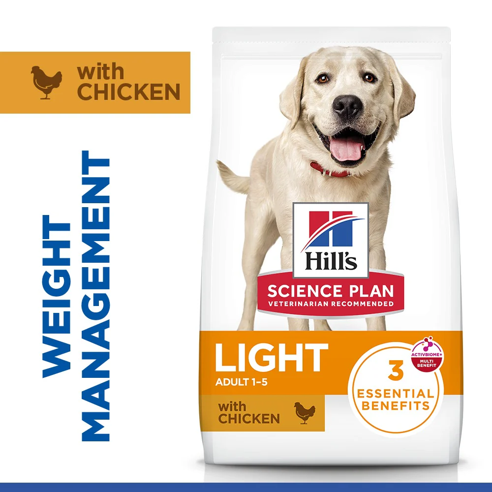 Hill'sâ„¢ Science Plan Adult Light Large Breed Dry Dog Food Chicken Flavour