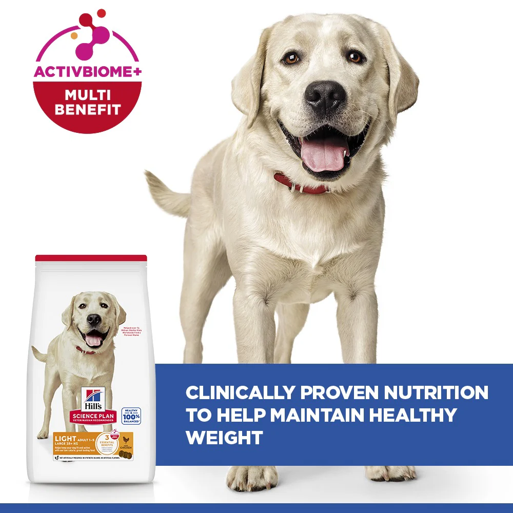 Hill's™ Science Plan Adult Light Large Breed Dry Dog Food Chicken Flavour 18kg - Image 4