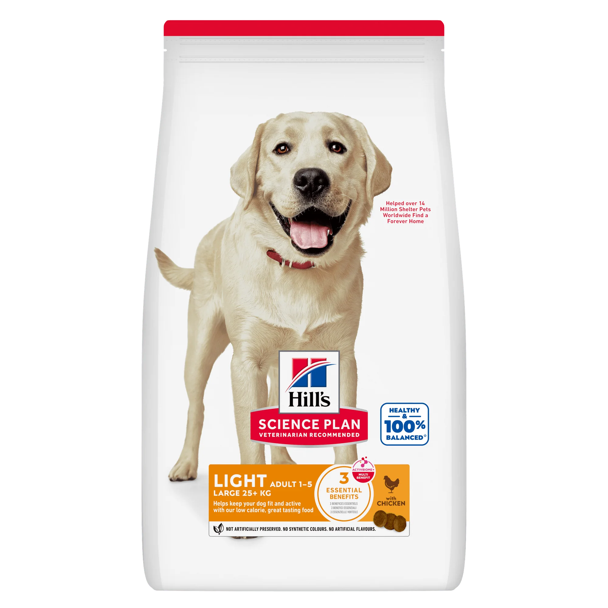Hill'sâ„¢ Science Plan Adult Light Large Breed Dry Dog Food Chicken Flavour - Image 6