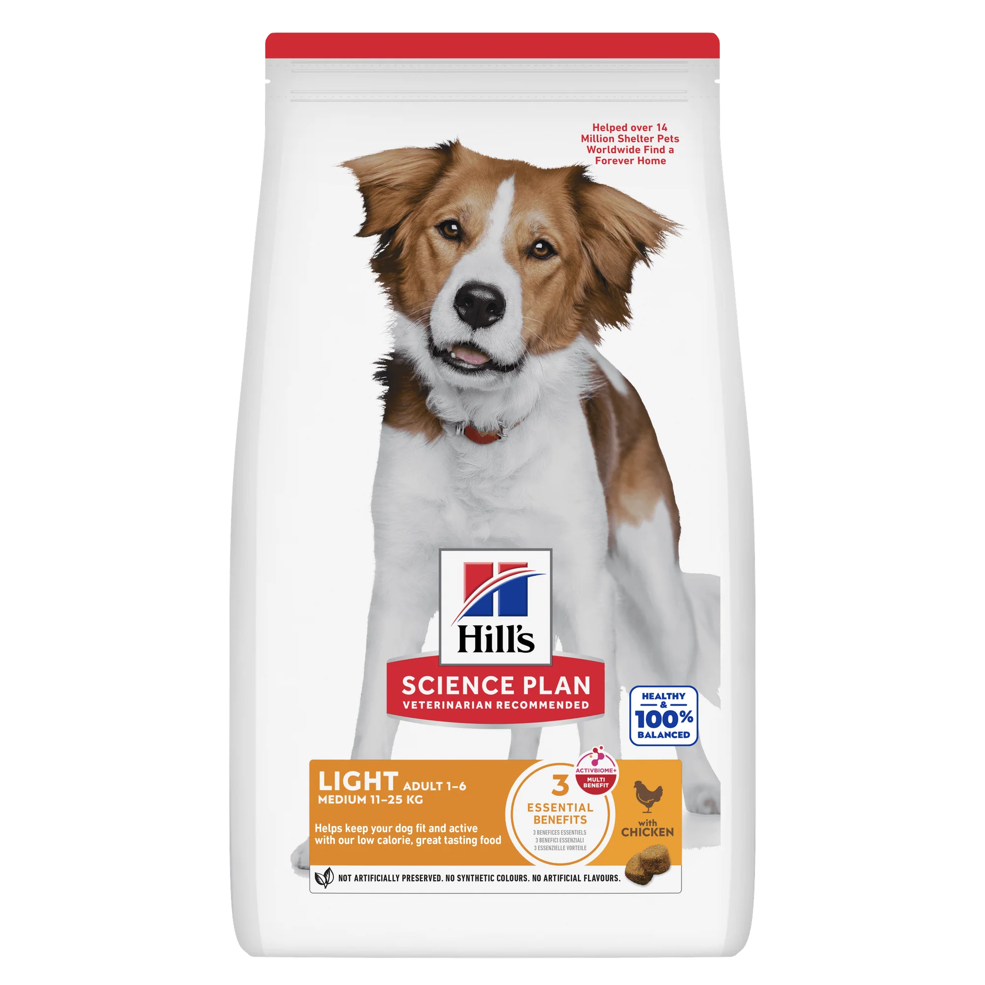 Hill's™ Science Plan Adult Light Medium Dry Dog Food Chicken Flavour - Image 6