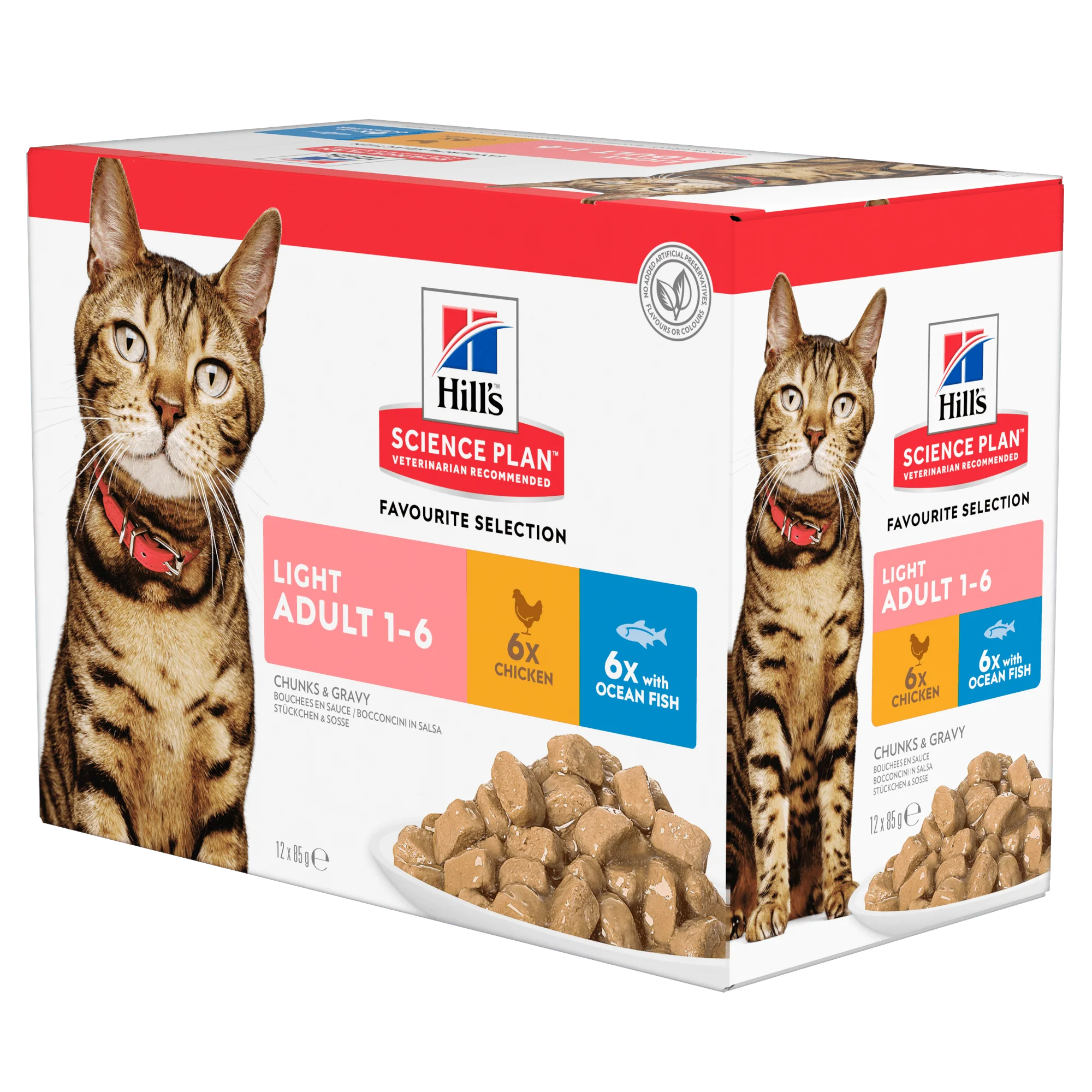 Hill's™ Science Plan Adult Light Wet Cat Multi Chicken & Ocean Fish - Image 2