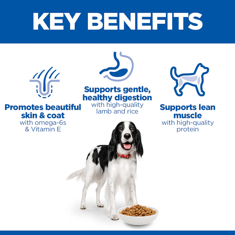 Hill'sâ„¢ Science Plan Adult Medium Dry Dog Food Lamb & Rice Flavour - Image 2