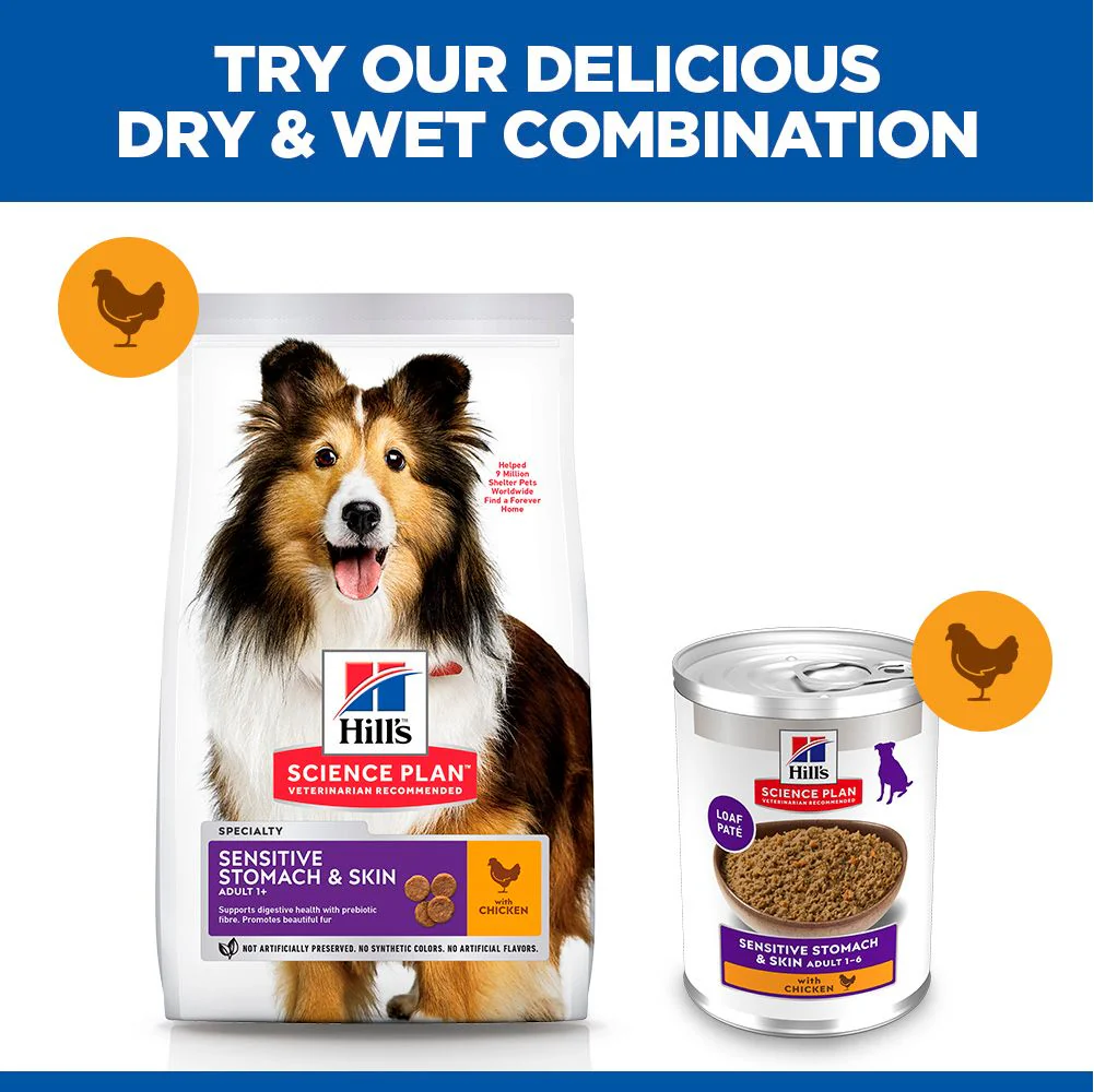 Hill's Science Plan Canine Adult Sensitive Stomach & Skin Chicken - Image 5