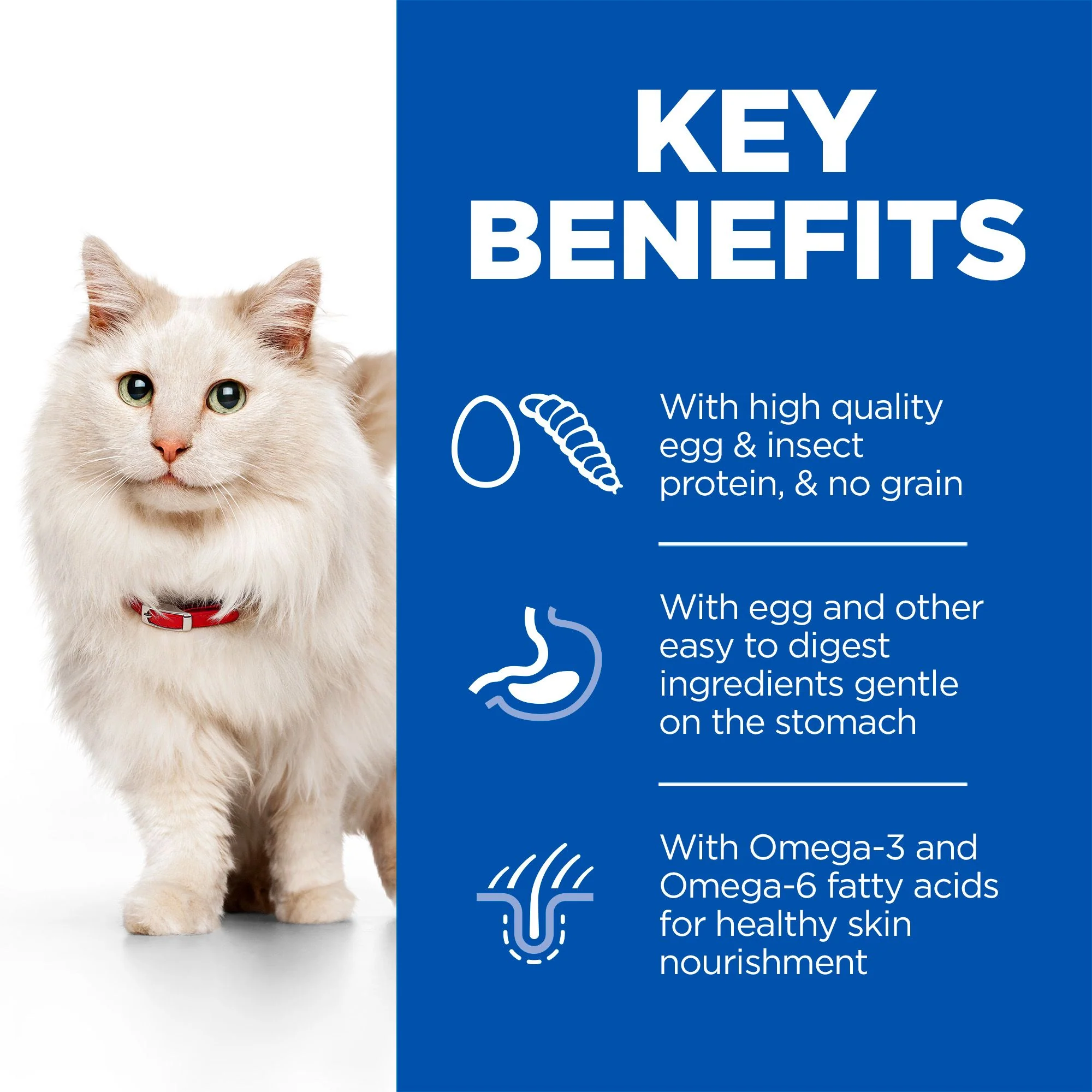 Hill's™ Science Plan Hypoallergenic Adult Dry Cat Food with with Egg & Insect Protein 7kg - Image 3