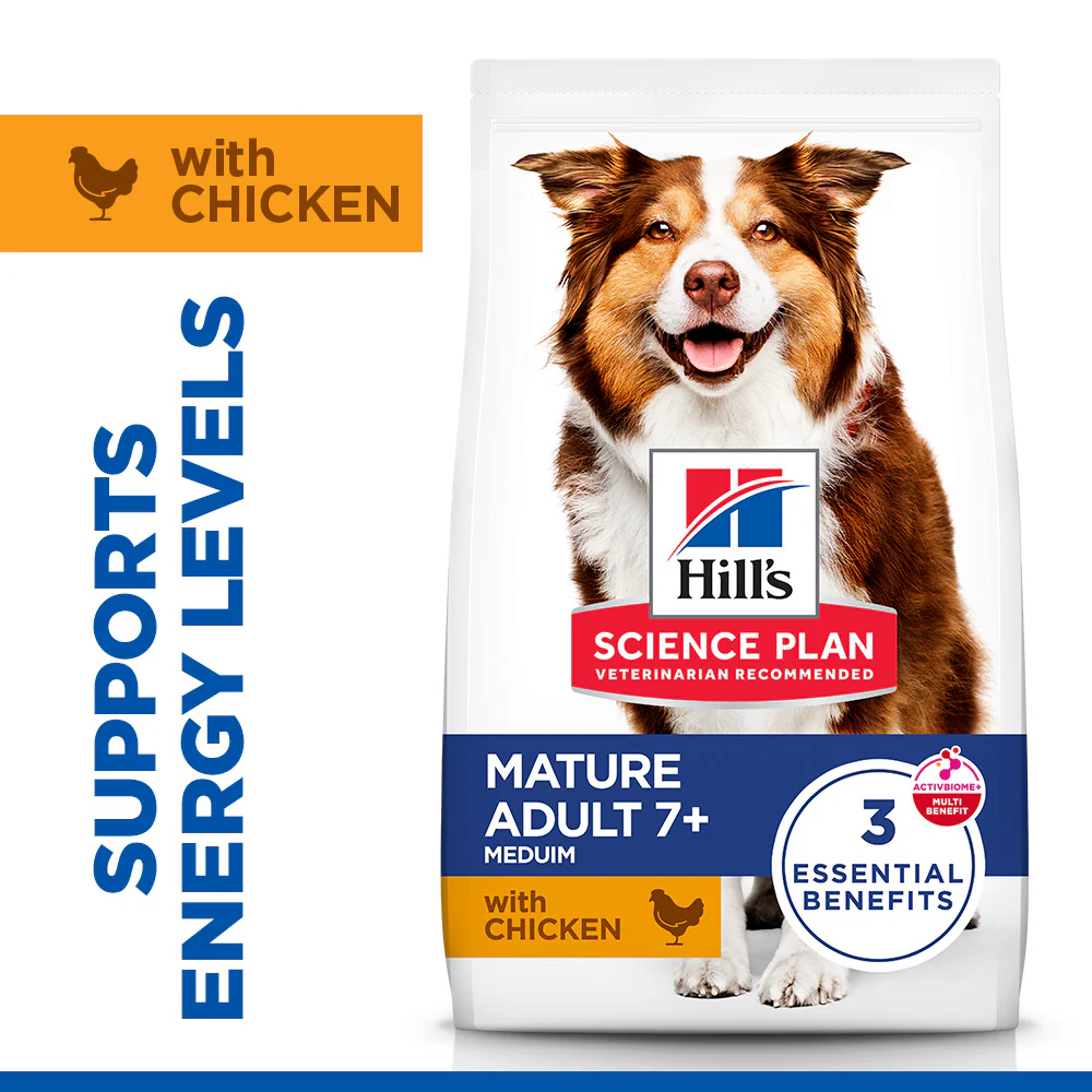 Hill's™ Science Plan Mature Adult 7+ Medium Dry Dog Food Chicken Flavour 14kg