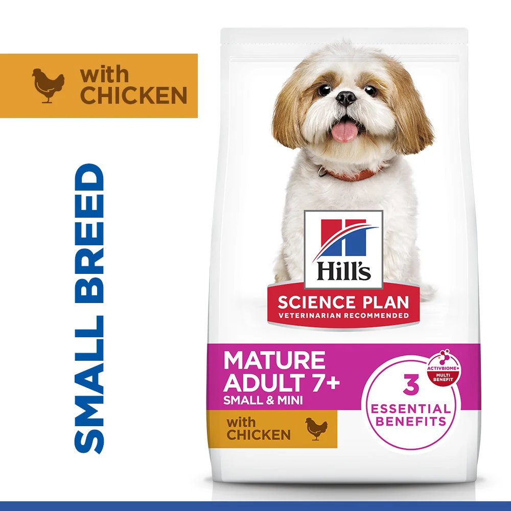 Hill's™ Science Plan Mature Adult 7+ Small & Mini Dry Dog Food Chicken Flavour 3kg