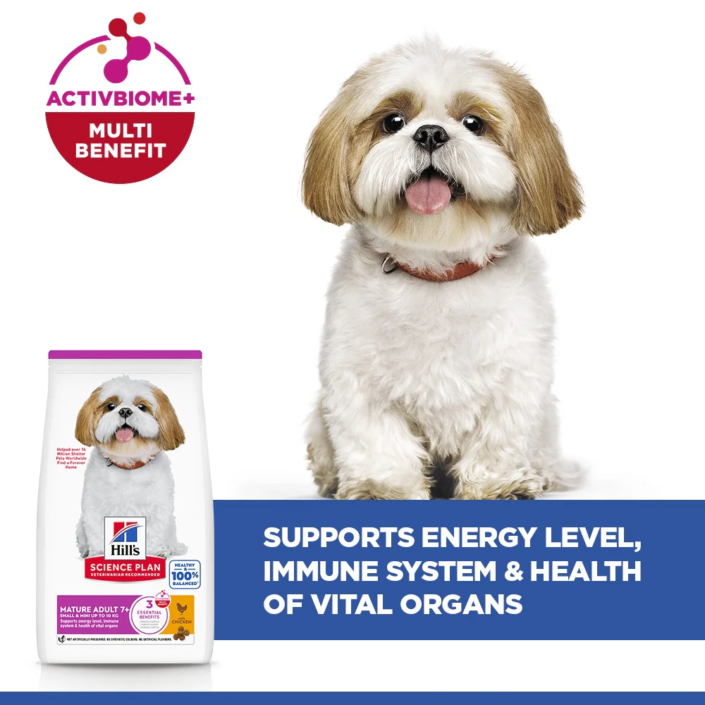 Hill's™ Science Plan Mature Adult 7+ Small & Mini Dry Dog Food Chicken Flavour 3kg - Image 4