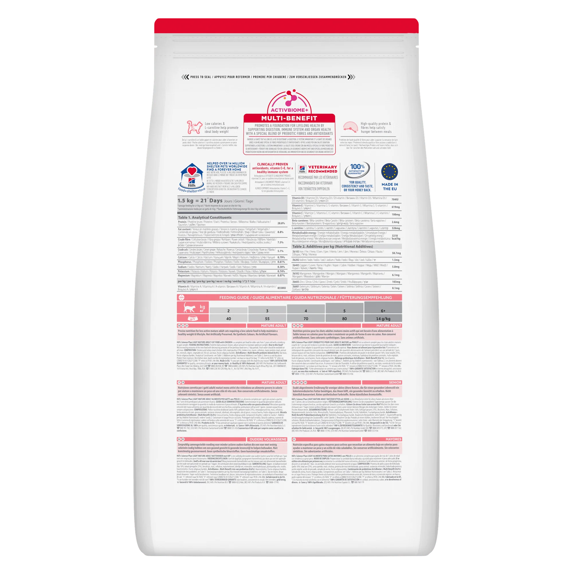 Hill's™ Science Plan Mature Adult Light Dry Cat Chicken Flavour - Image 6