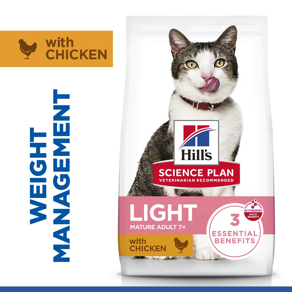 Hill's™ Science Plan Mature Adult Light Dry Cat Chicken Flavour 7kg