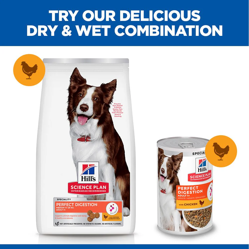 Hill's™ Science Plan Perfect Digestion Adult Medium Dry Dog Food Chicken & Brown Rice - Image 5