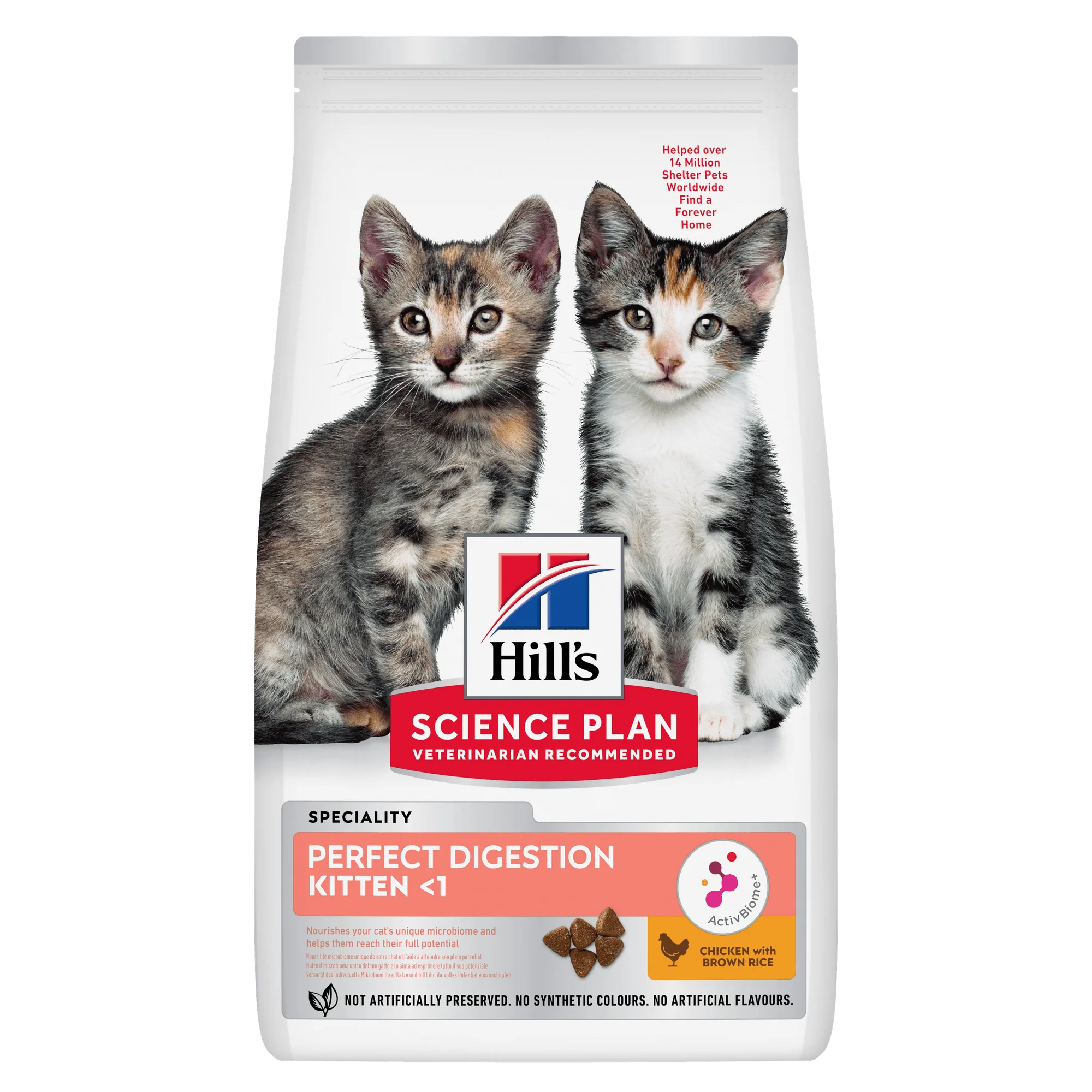 Hill's™ Science Plan Perfect Digestion Kitten Food with Chicken & Brown Rice - Image 2