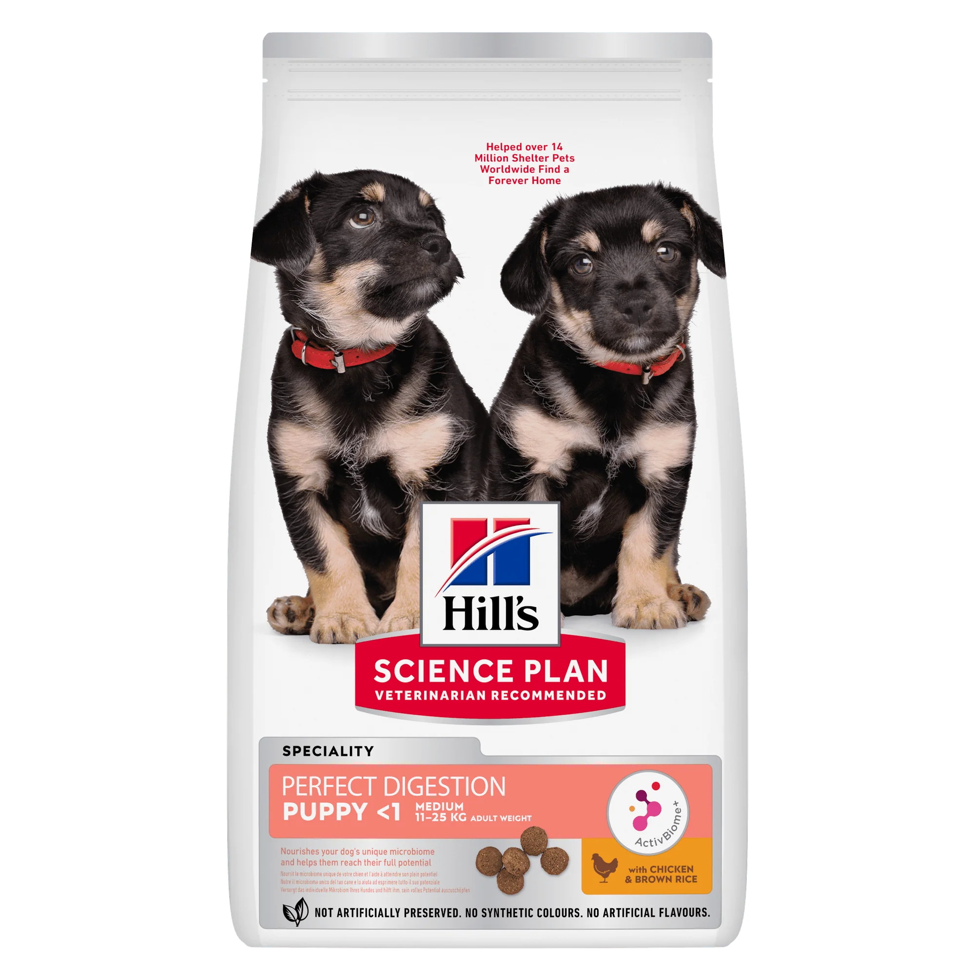 Hill's™ Science Plan Perfect Digestion Puppy Medium Dry Dog Food Chicken & Brown Rice - Image 2