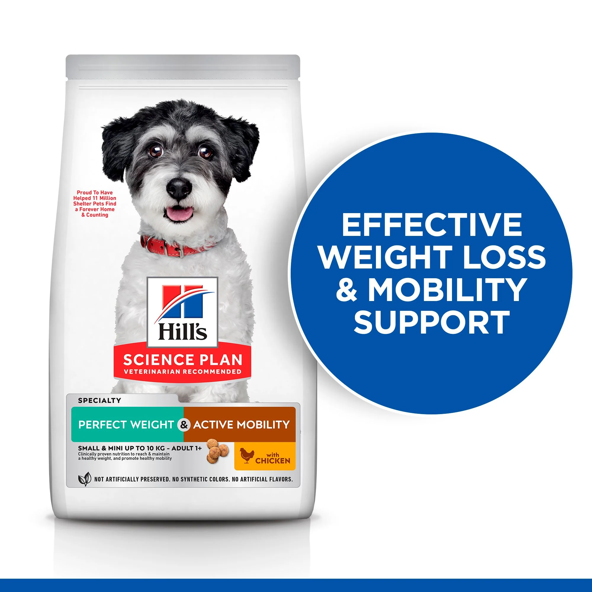 Hill's™ Science Plan Perfect Weight & Active Mobility Small & Mini Dry Dog Food Chicken - Image 4