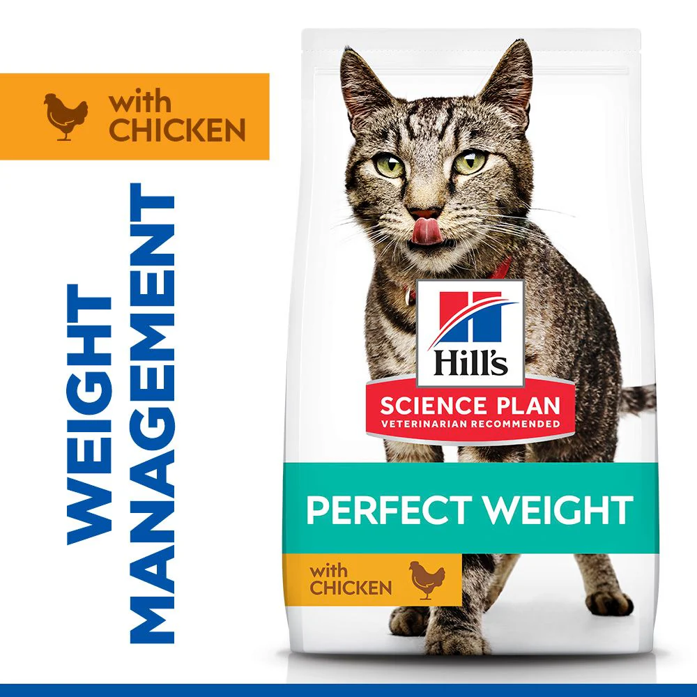 Hill's™ Science Plan Perfect Weight Adult Dry Cat Food Chicken 2.5kg