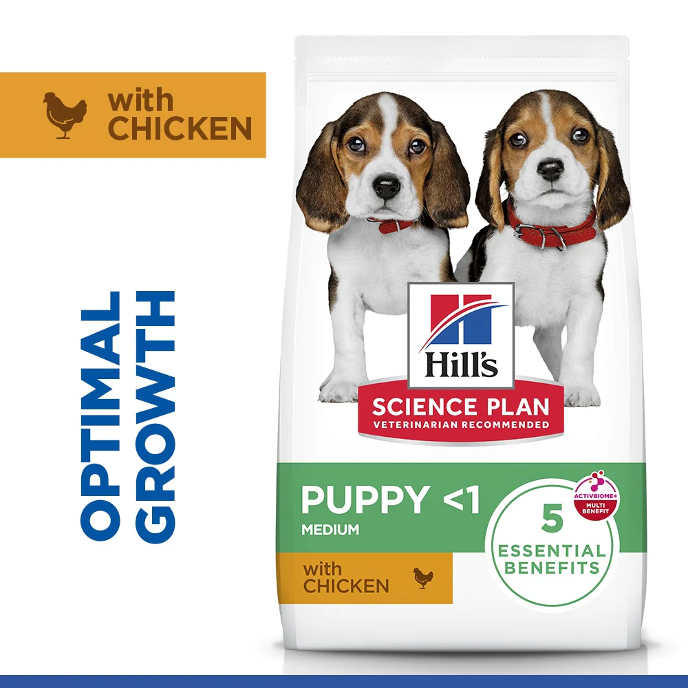 Hill'sâ„¢ Science Plan Puppy Medium Dry Food Chicken Flavour