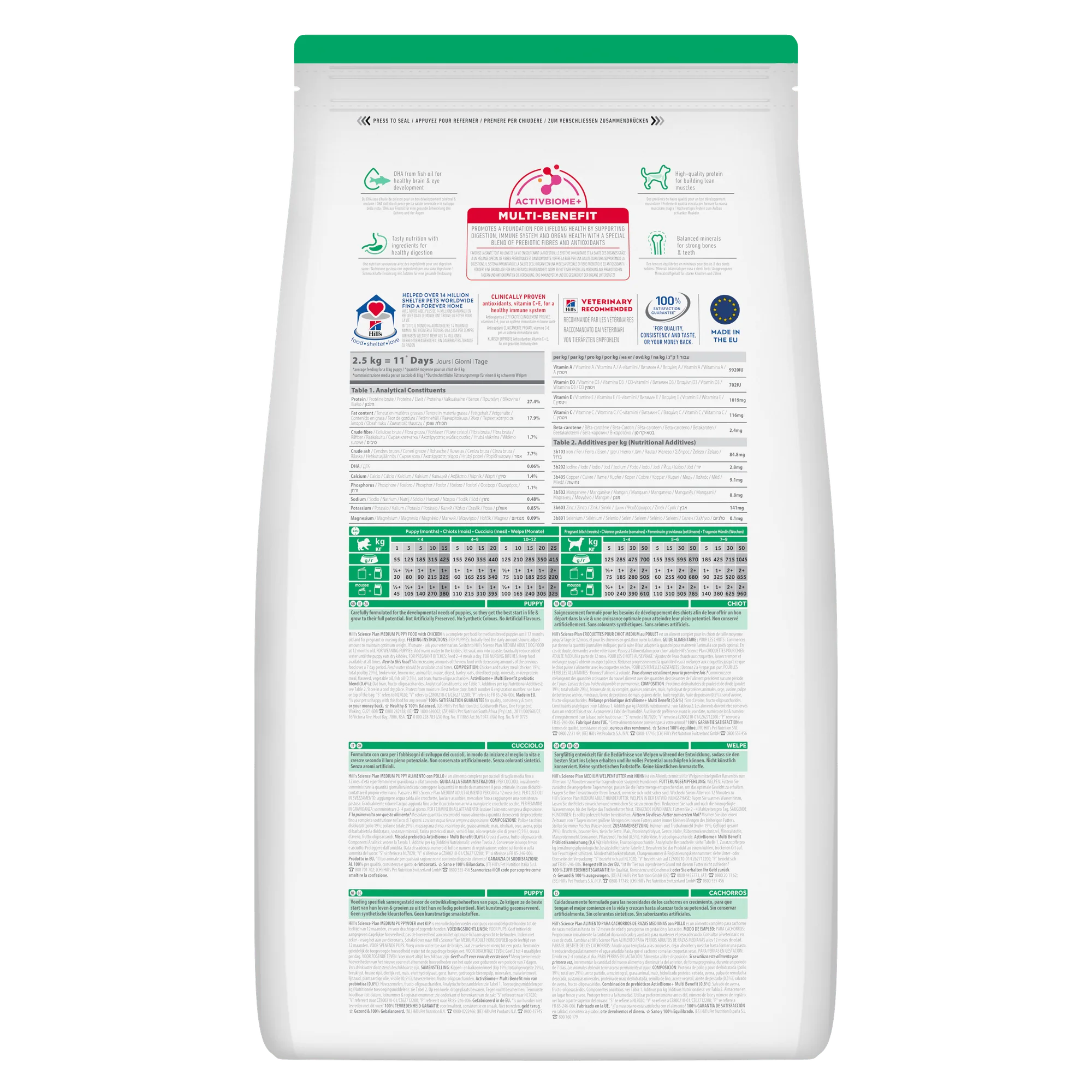 Hill's™ Science Plan Puppy Medium Dry Food Chicken Flavour 14kg - Image 7