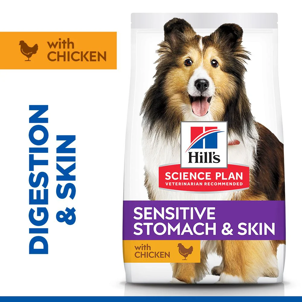 Hill's™ Science Plan Sensitive Stomach & Skin Adult Medium Breed Dry Dog Food Chicken 14kg