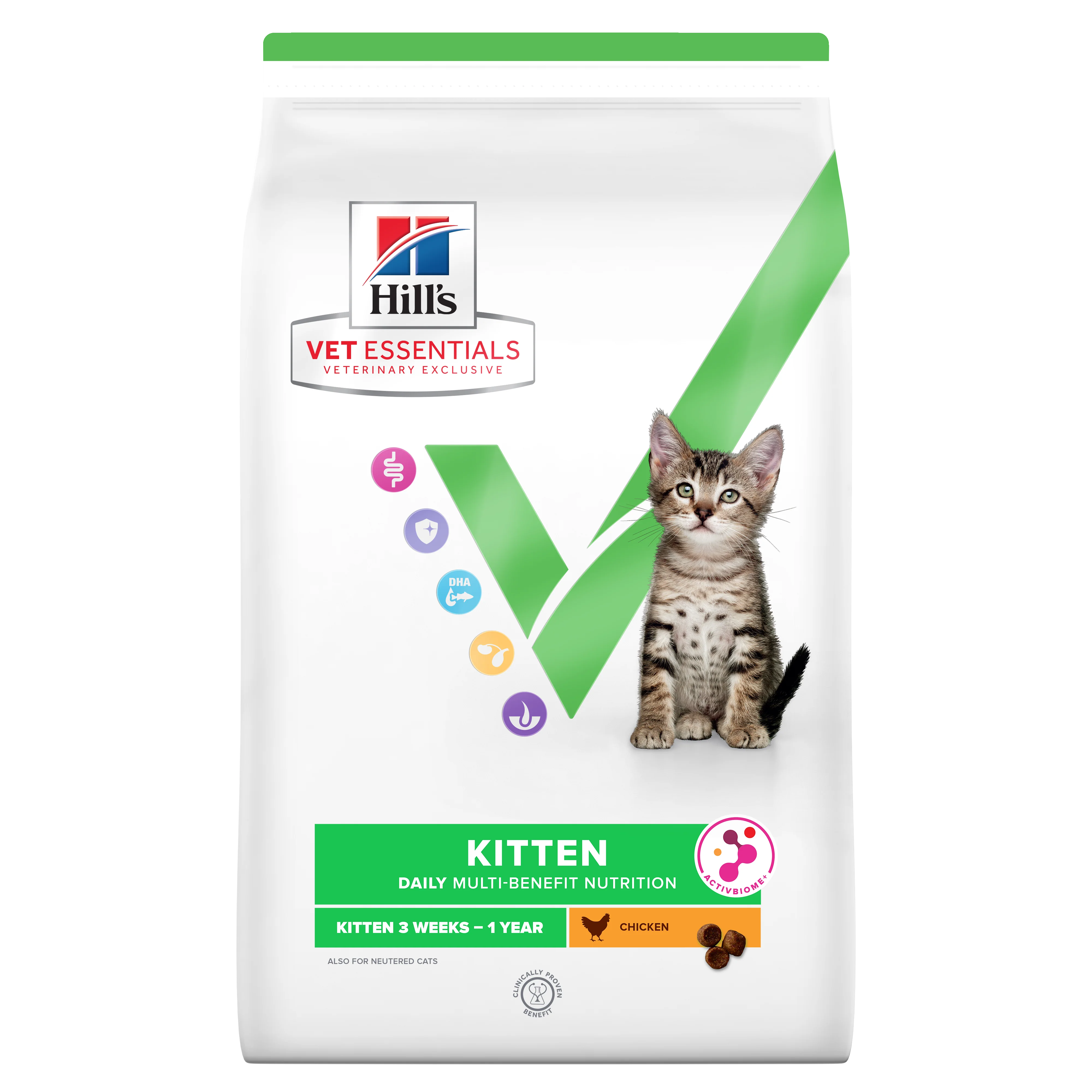 Hill's™ VET ESSENTIALS™ MULTI-BENEFIT Dry Kitten Food Chicken