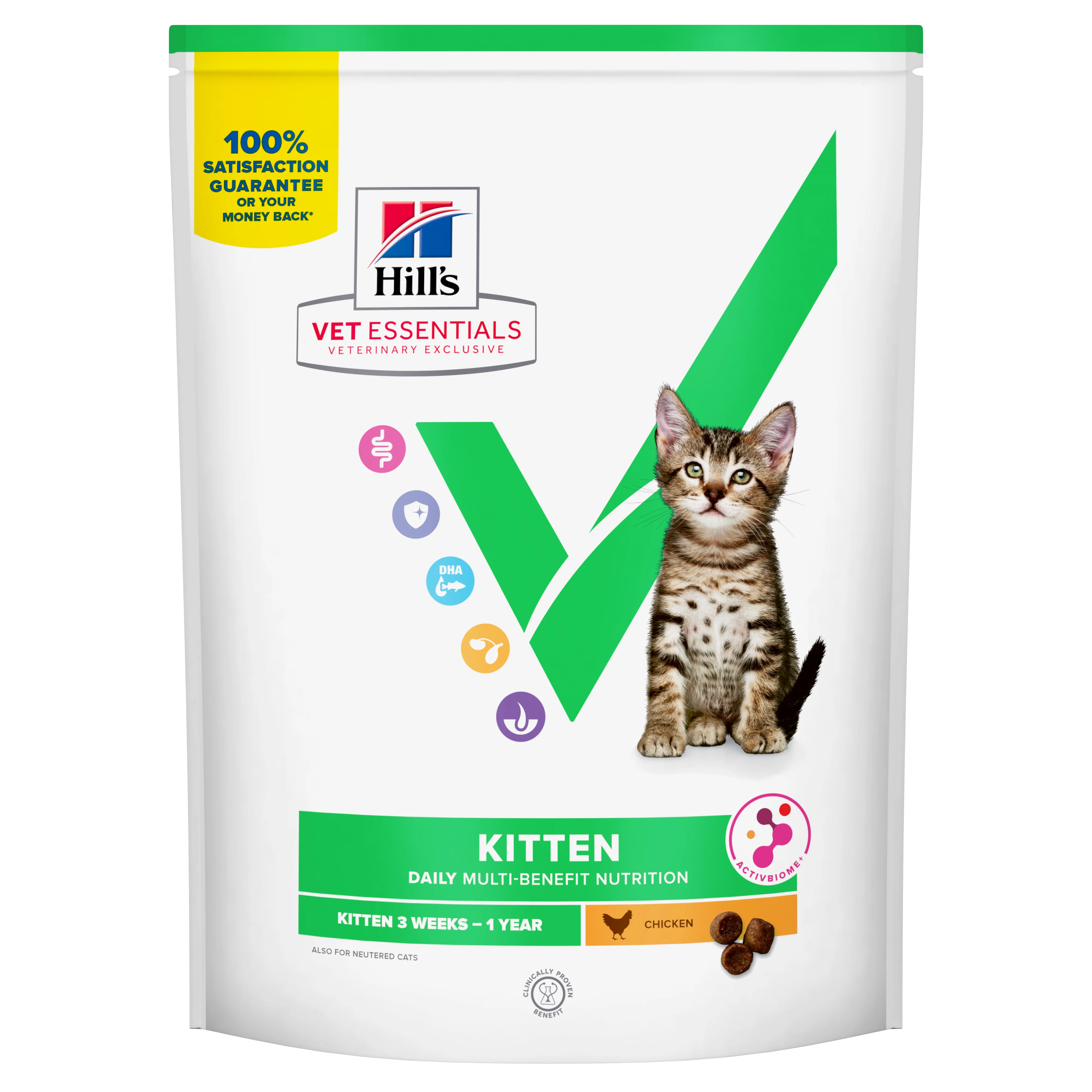Hill's™ VET ESSENTIALS™ MULTI-BENEFIT Dry Kitten Food Chicken - Image 2