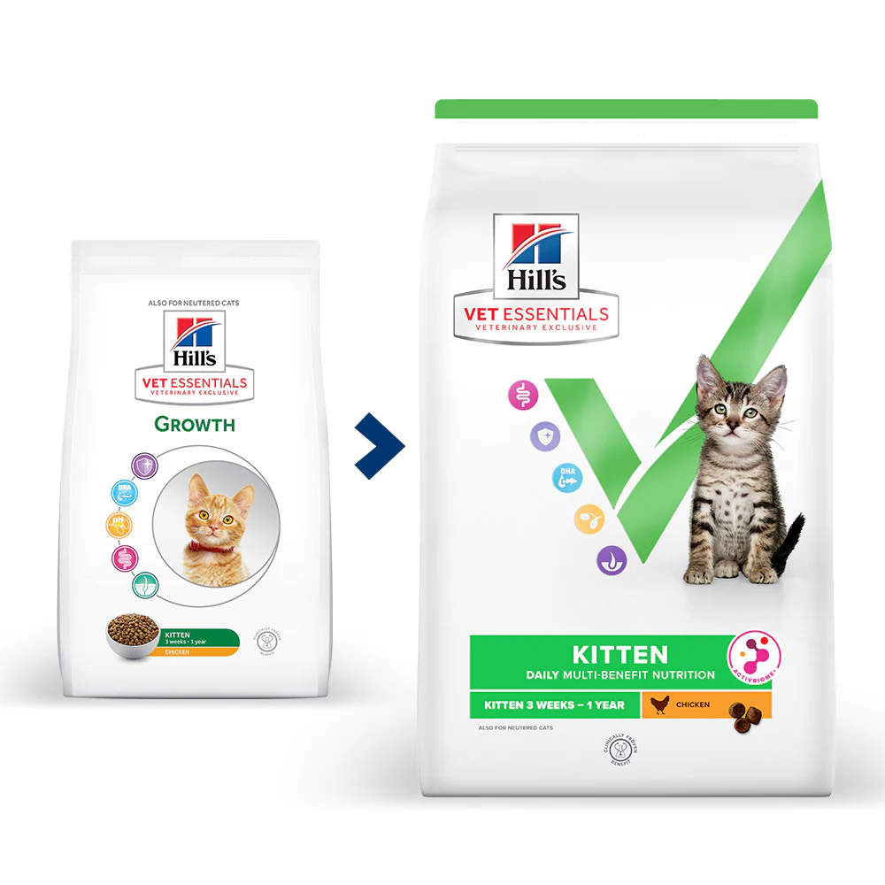 Hill's™ VET ESSENTIALS™ MULTI-BENEFIT Dry Kitten Food Chicken - Image 3