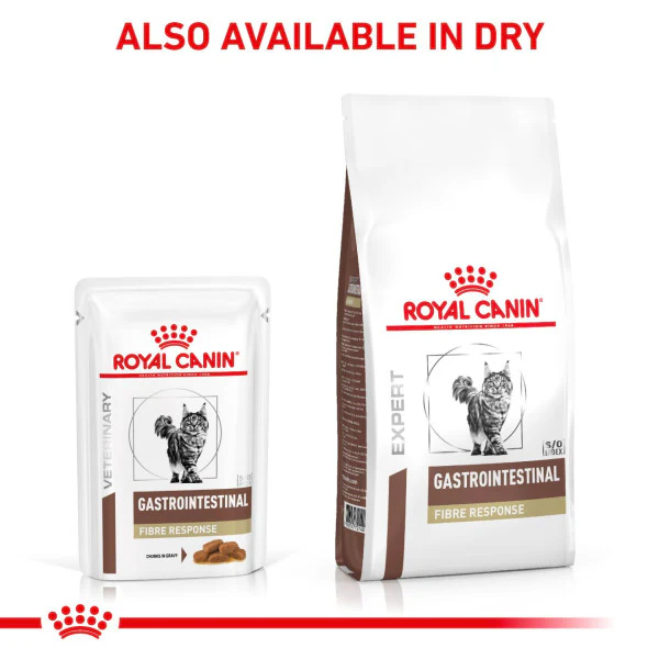 ROYAL CANIN® Gastrointestinal Fibre Response Wet Cat Food Pouches 48s - Image 6