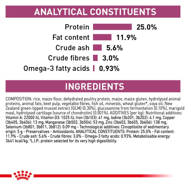 ROYAL CANIN Mobility Support Adult Dry Dog Food 12kg - Image 2