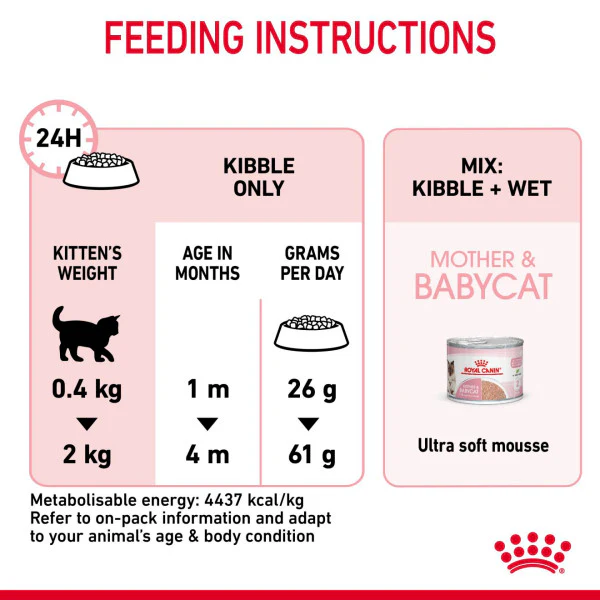 ROYAL CANIN Mother & Babycat Adult & Kitten Dry Cat Food 2kg - Image 7