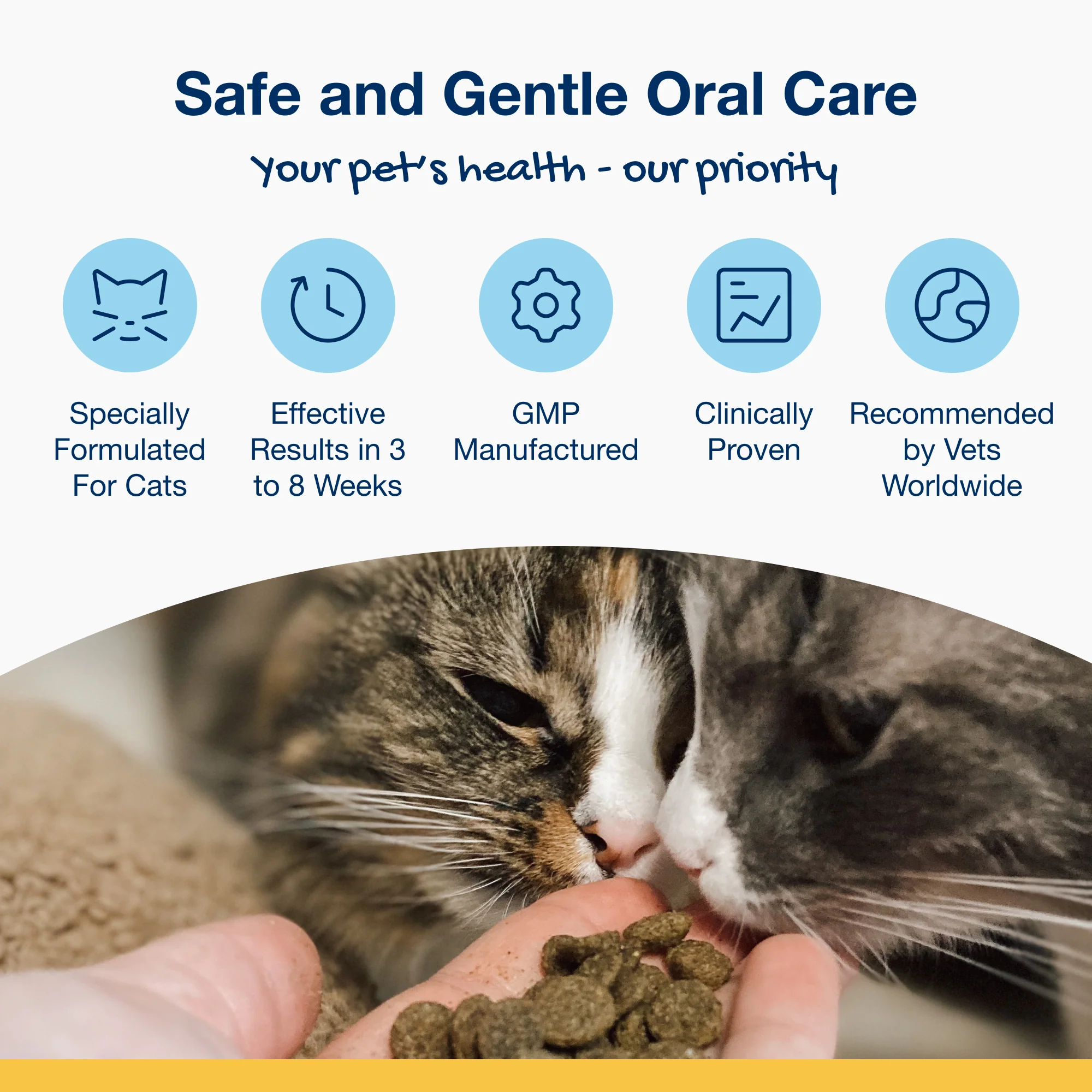 Plaque Off Dental Bites Cats Salmon 60g - Image 5