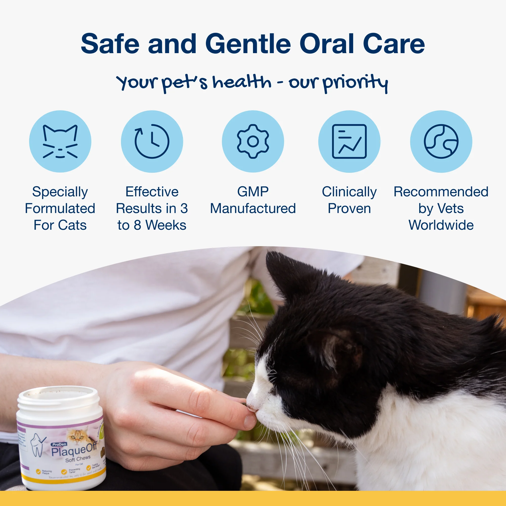 Plaque Off Dental Soft Chews Cats 120 Chews - Image 6