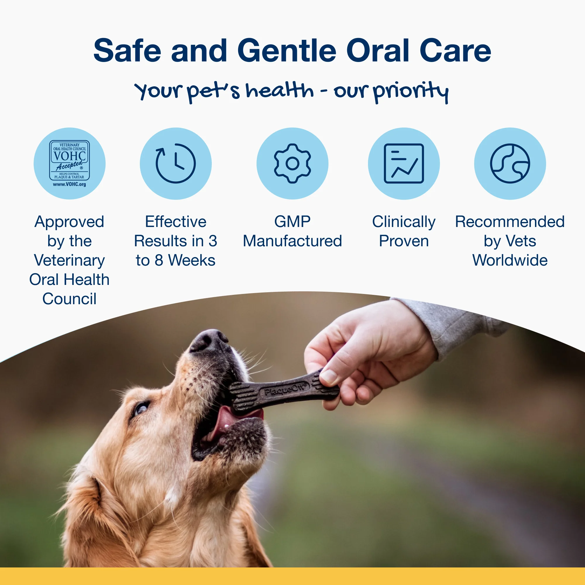 Plaque Off Mini Dental Care Bones Peanut Butter & Banana - Image 9