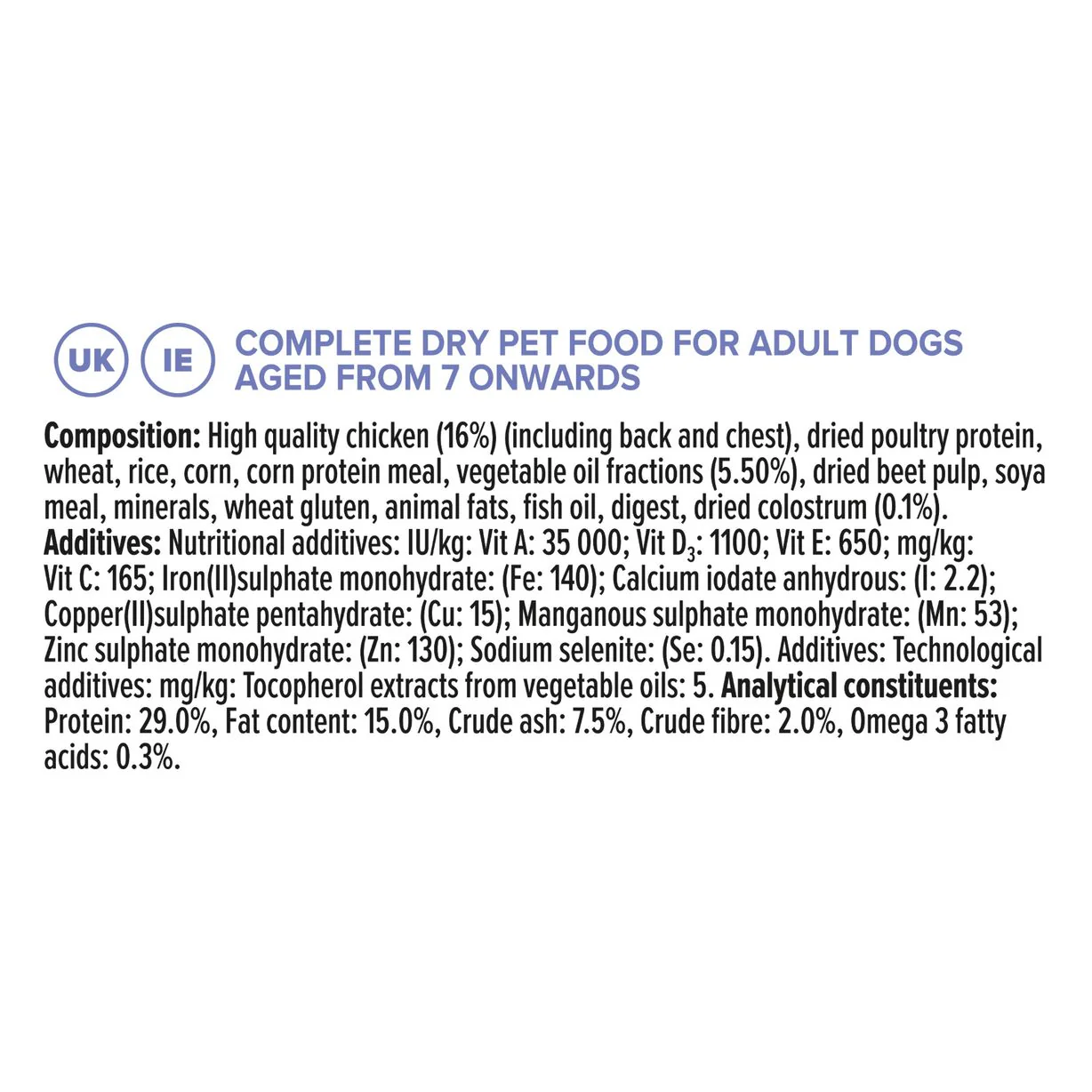 PRO PLAN Expert Care - Canine Adult 7+ - Chicken - Image 5