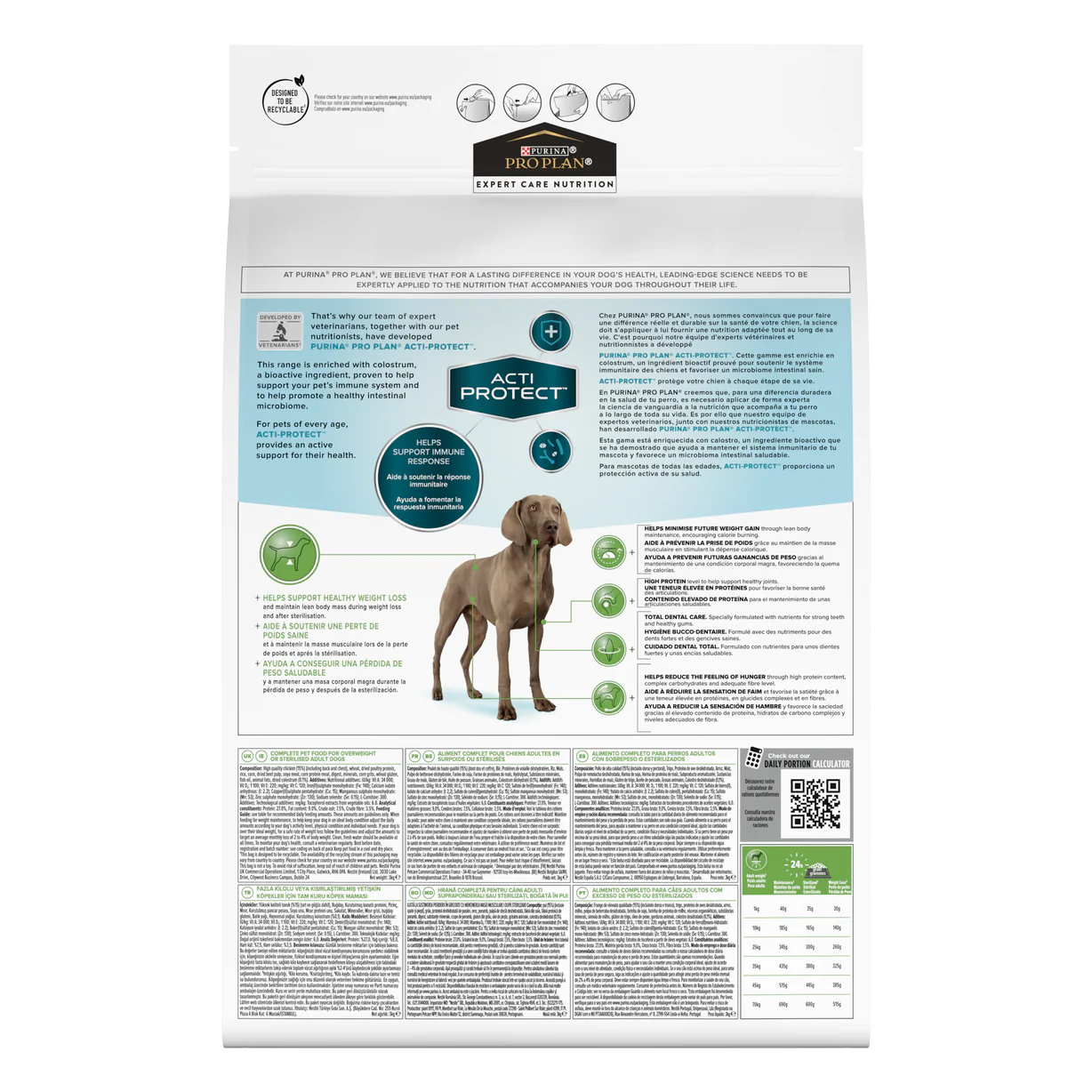 PRO PLAN Expert Care - Canine Adult Light/Sterilised - Chicken - Image 3