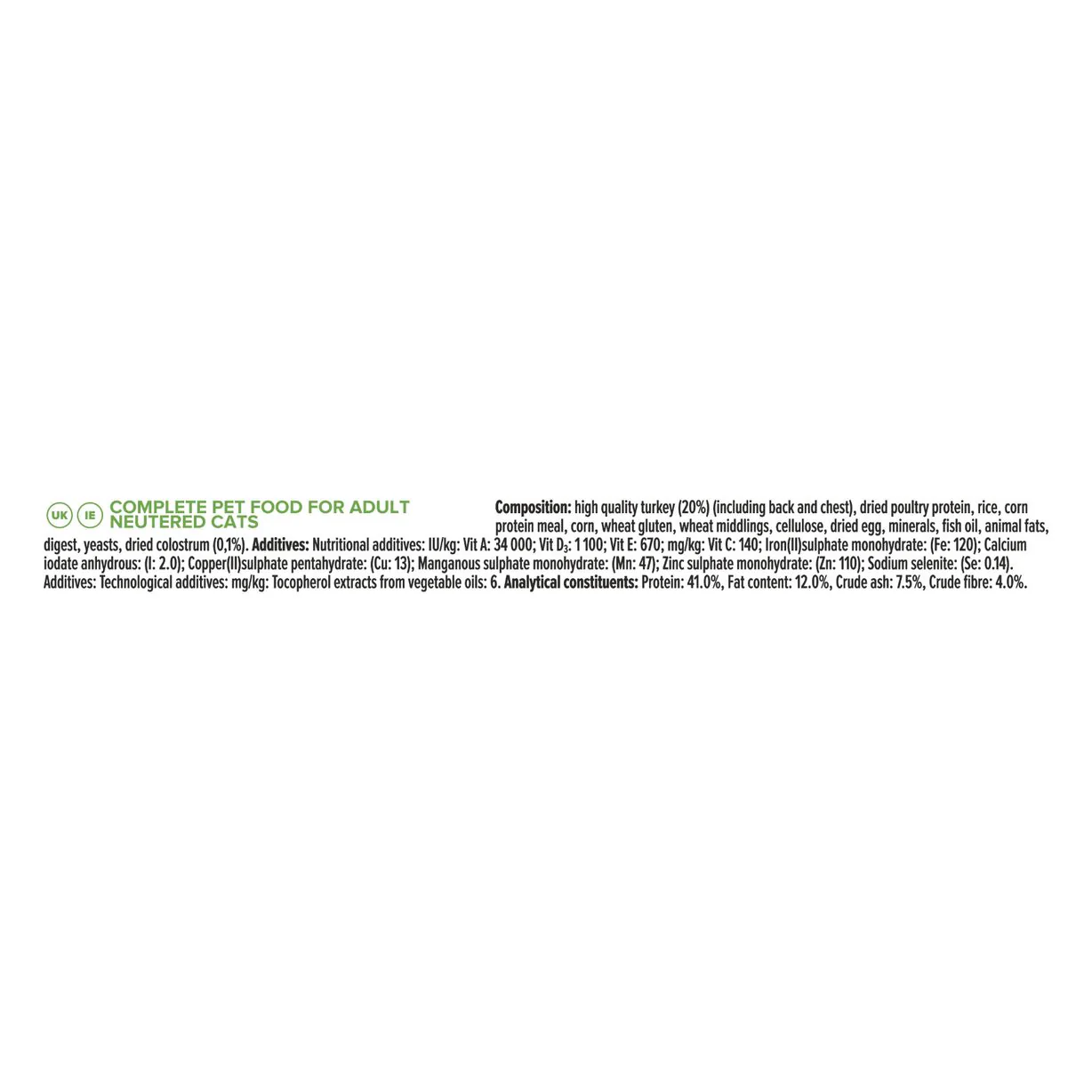 PRO PLAN Expert Care - Feline Adult Sterilised - Turkey - Image 4