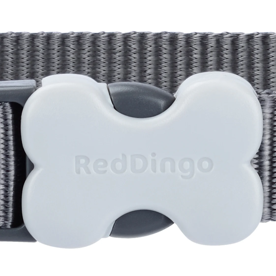 Red Dingo Classic Grey Dog Collar - Image 3