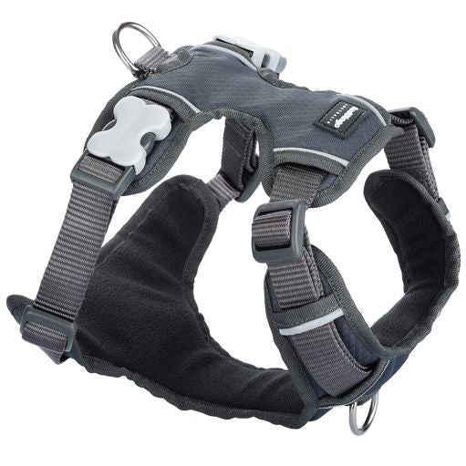 Red Dingo Padded Grey Dog Harness - Image 4