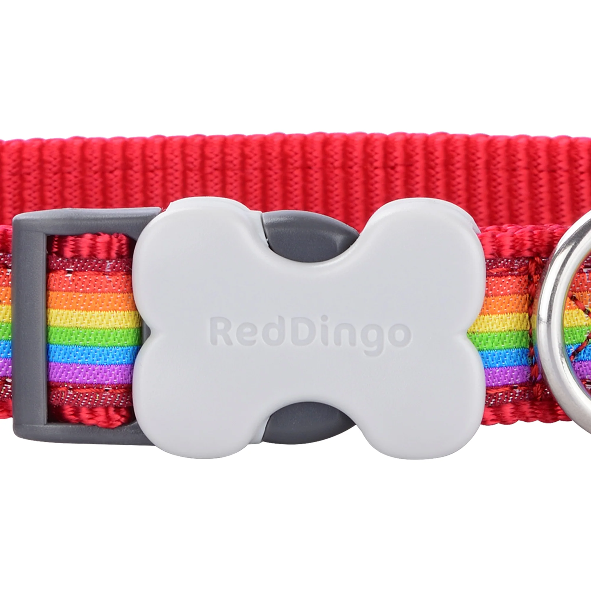 Red Dingo Rainbow Dog Collar - Image 3