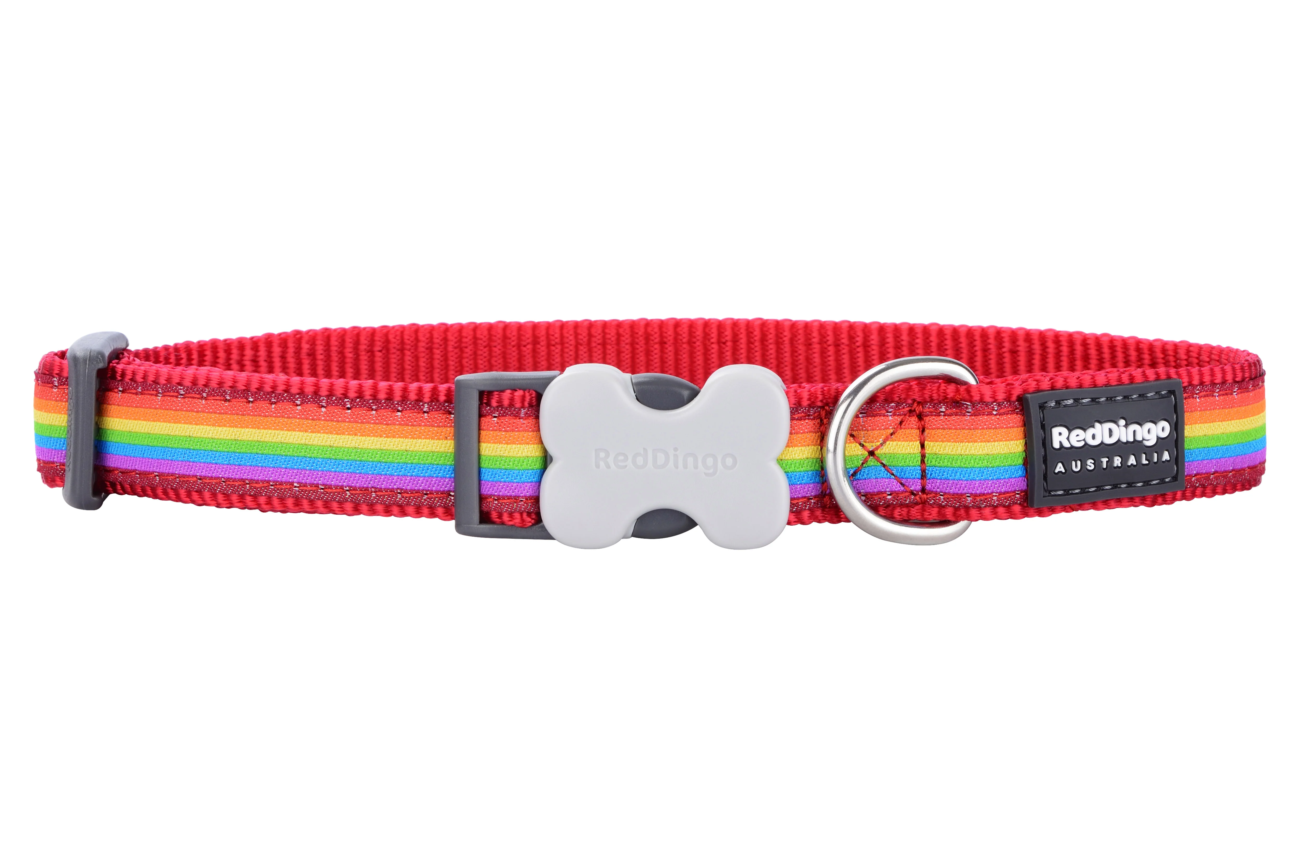 Red Dingo Rainbow Dog Collar - Image 4
