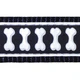Red Dingo Reflective Black Dog Collar - Image 2