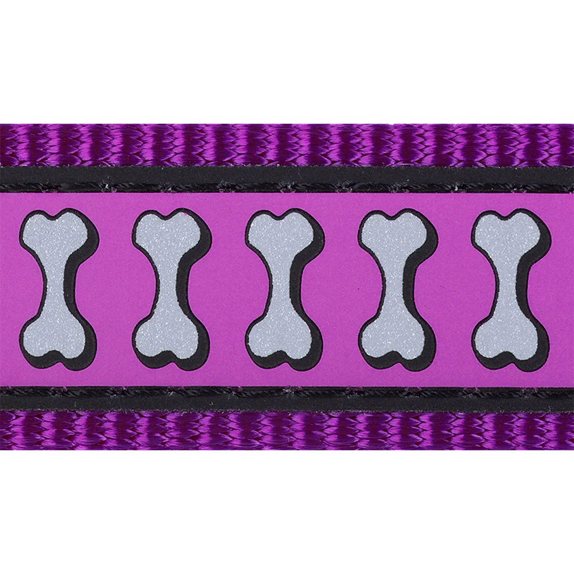 Red Dingo Reflective Purple Dog Lead - Image 2