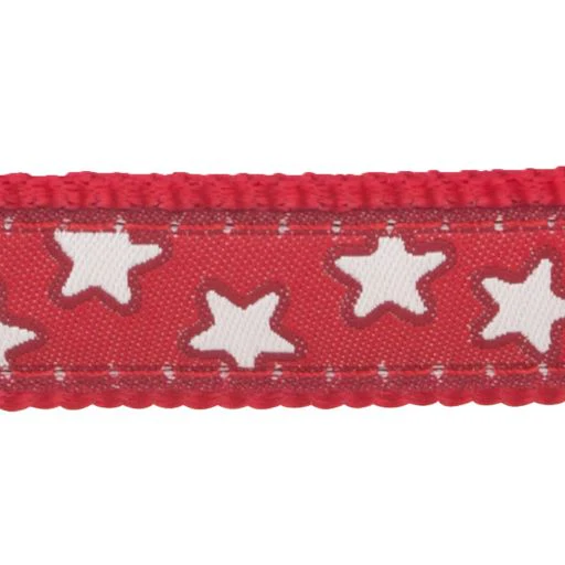 Red Dingo White Star Red Dog Lead - Image 2