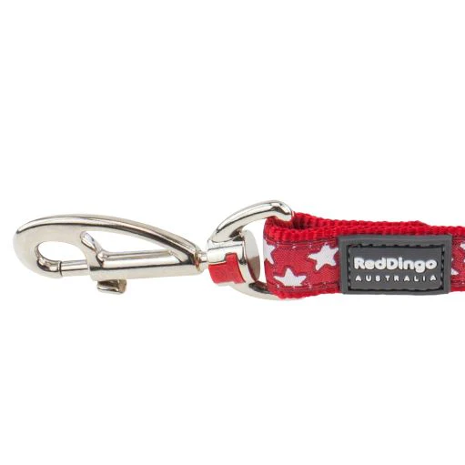 Red Dingo White Star Red Dog Lead - Image 3