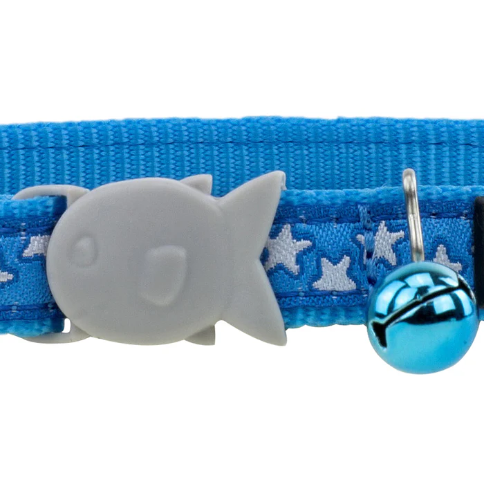 Red Dingo White Star Turquoise Cat Collar - Image 3