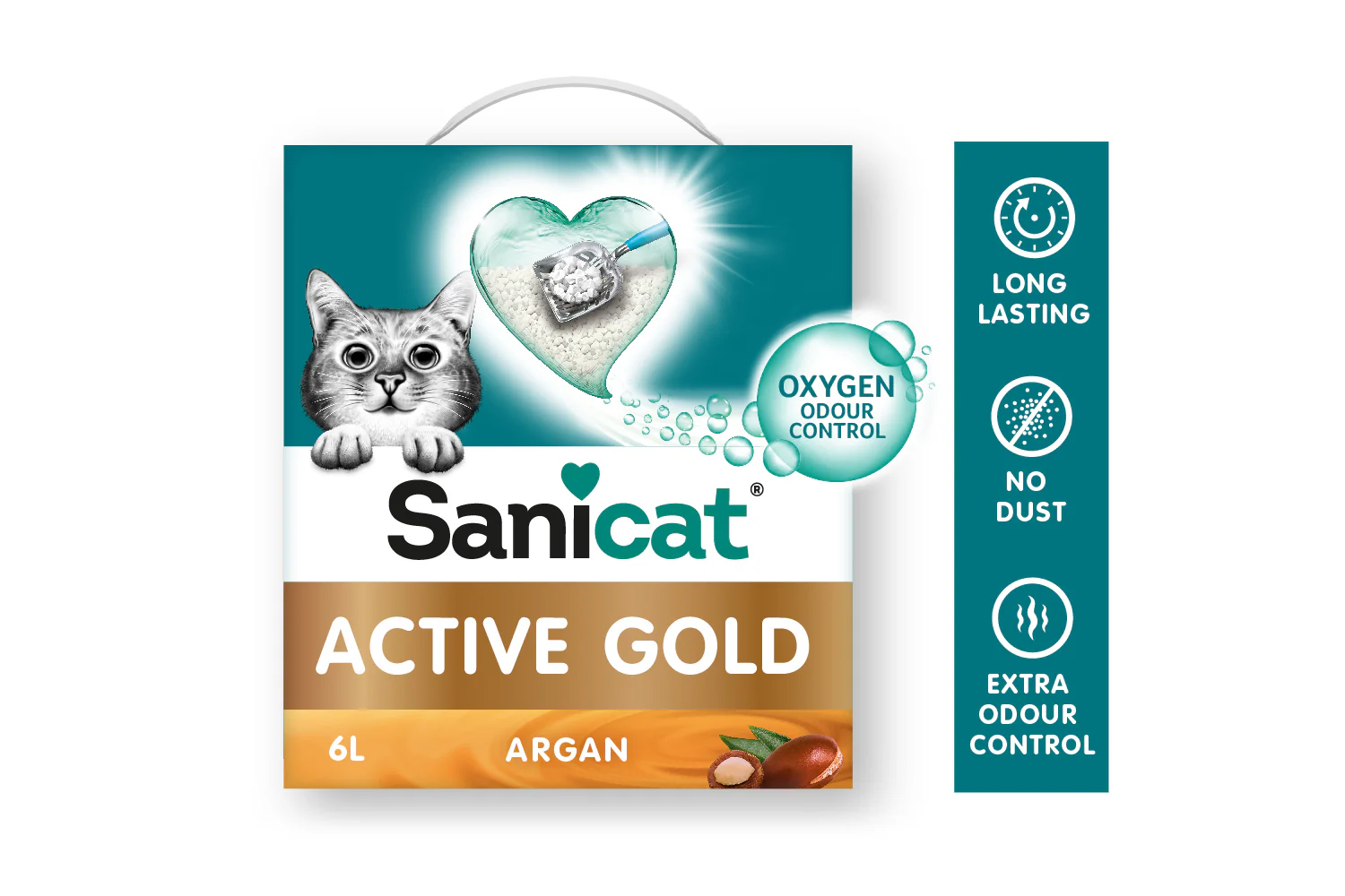 Sanicat Active Gold Argan 6L - Image 3