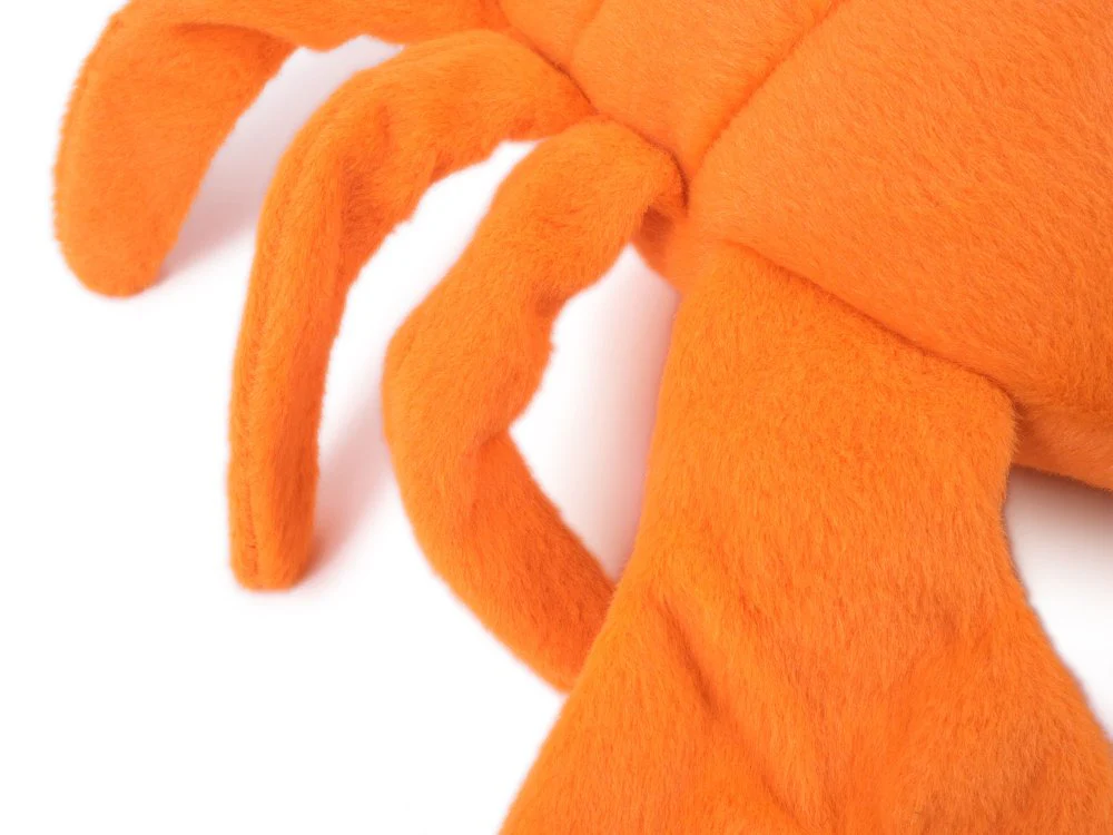 Seriously Strong Plush & Rubber Lobster Dog Toy - Image 3