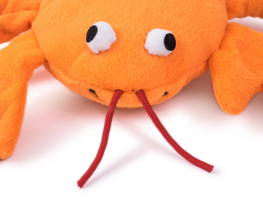 Seriously Strong Plush & Rubber Lobster Dog Toy - Image 4