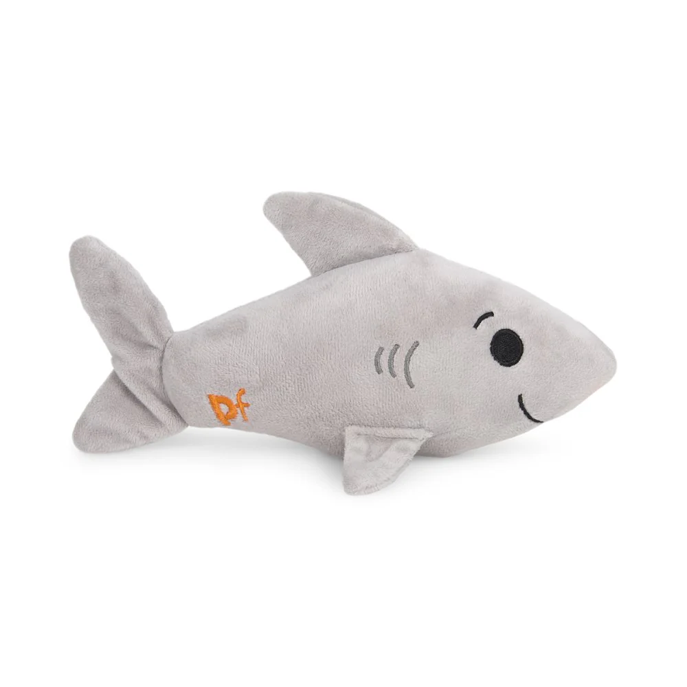 Seriously Strong Rubberoid Shark Plush Dog Toy - Image 3