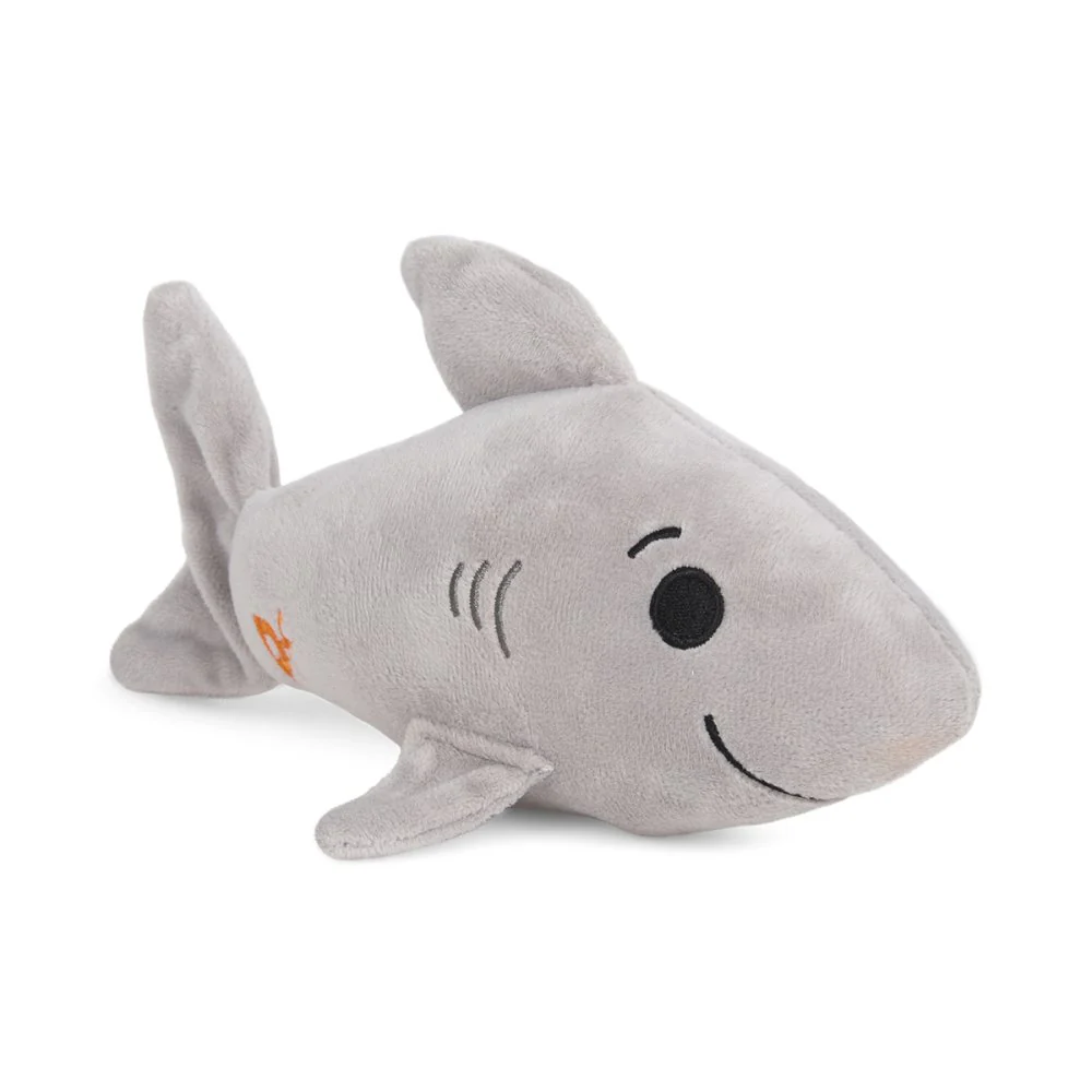 Seriously Strong Rubberoid Shark Plush Dog Toy - Image 5