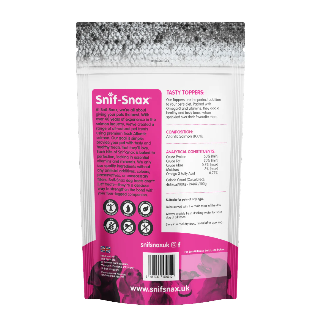 Snif-Snax Tasty Toppers Salmon Skin - Image 2