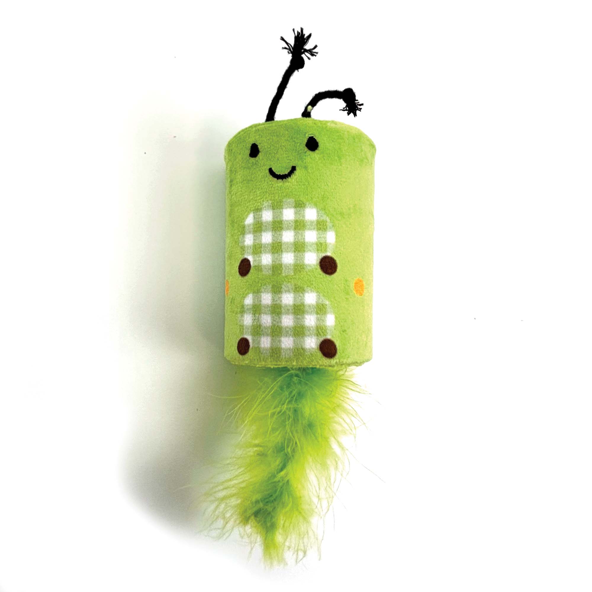 Tabby Patch Caterpillar Rattle Roll Cat - Image 3