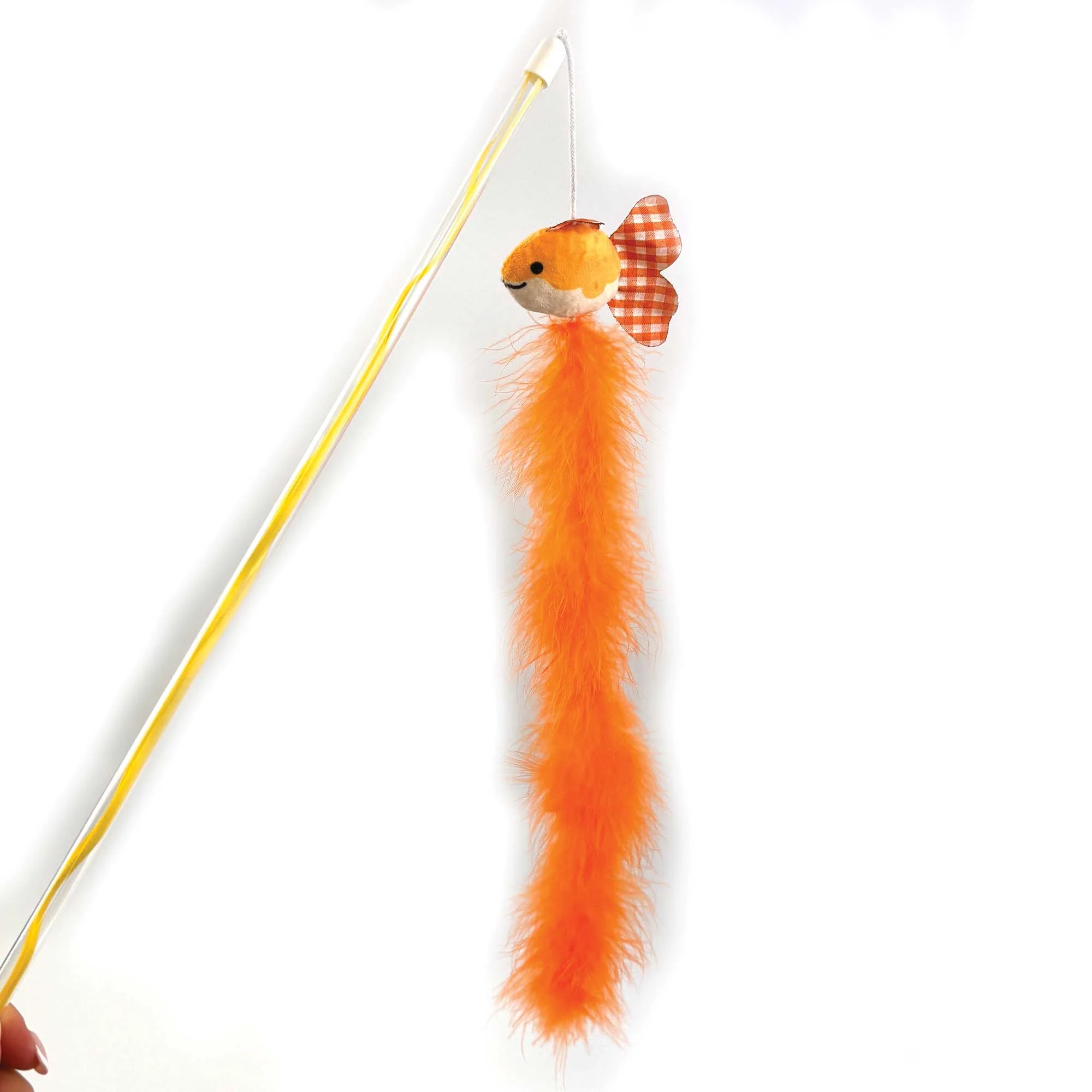 Tabby Patch Extra Long Goldfish Cat Teaser - Image 3